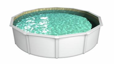 Steinbach Stahlwandpool Set Nuovo de Luxe II Ø 360 x 120 cm Innenfolie sand 012141SA